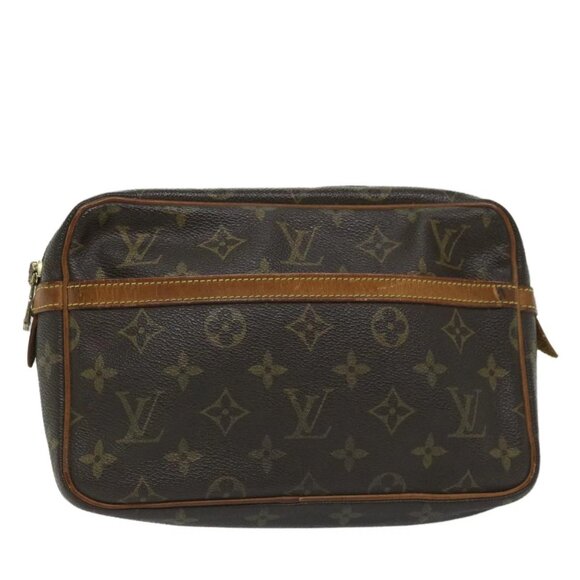 LOUIS VUITTON Monogram Compiegne 23 Clutch Bag M51847 LV Auth am5110 - Picture 1 of 16